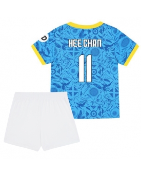 Billige Fotballdrakt Wolves Hee-chan Hwang #11 Replika Tredjedraktsett Barn 2025-26 Kortermet (med bukser)